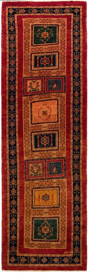 Detail image of 2' 11 x 9' 8 Kashkuli Runner Rug