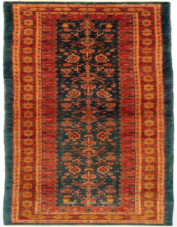 Detail image of 3' x 9' 9 Kashkuli Runner Rug
