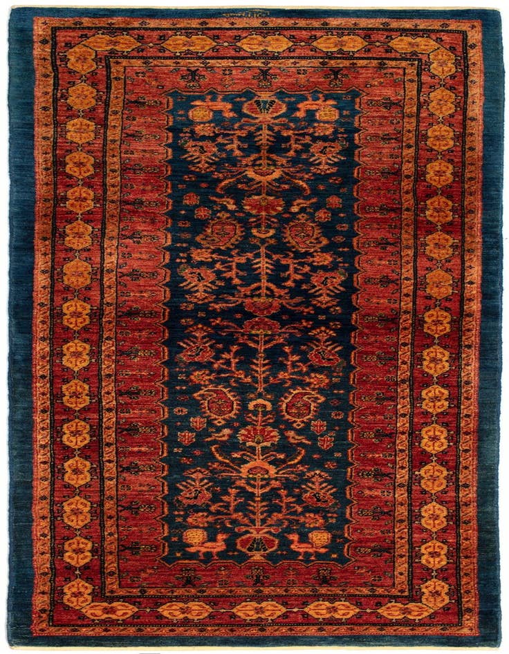 Detail image of 2' 8 x 6' 10 Kashkuli Runner Rug