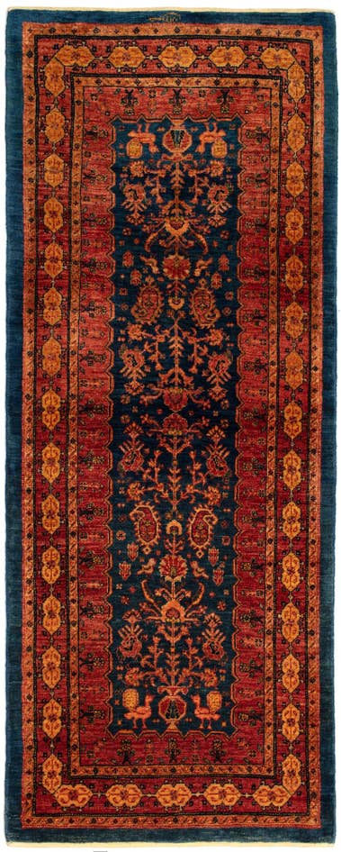 Detail image of 2' 8 x 6' 10 Kashkuli Runner Rug