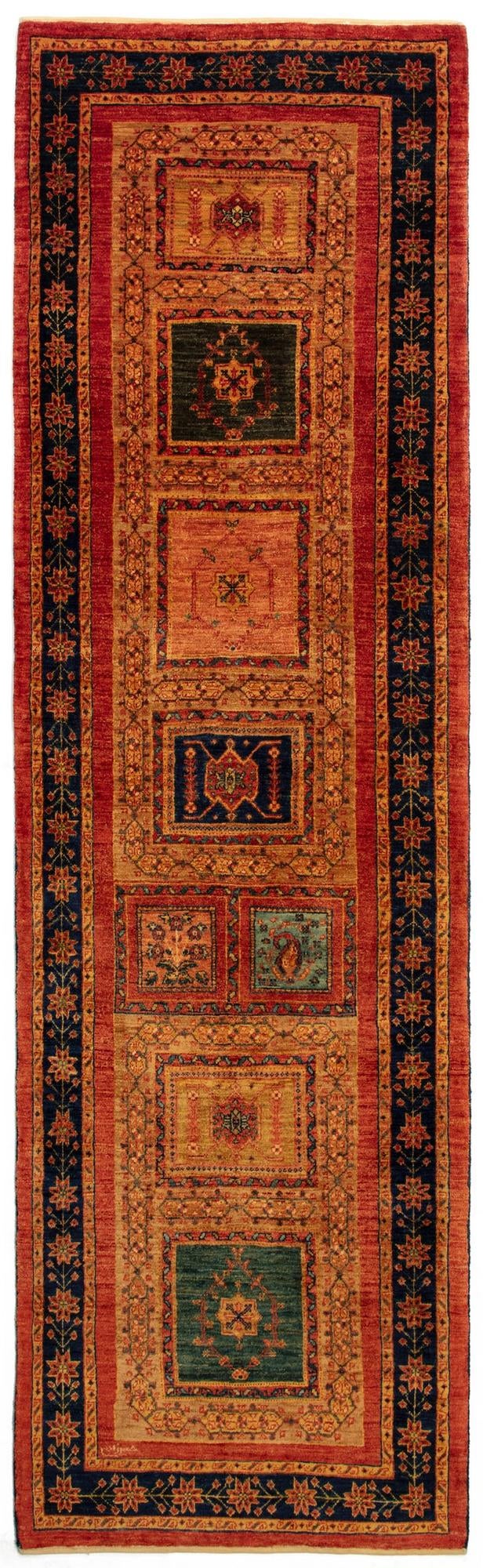2' 8 x 9' 5 Kashkuli Runner Rug