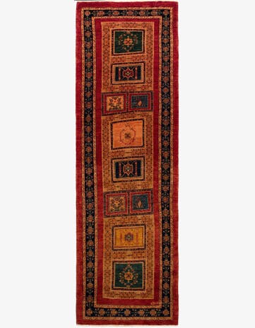 2' 11 x 9' 8 Kashkuli Runner Rug