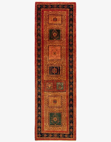 2' 8 x 9' 5 Kashkuli Runner Rug