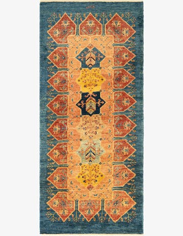 3' 1 x 6' 11 Kashkuli Wool Runner Rug