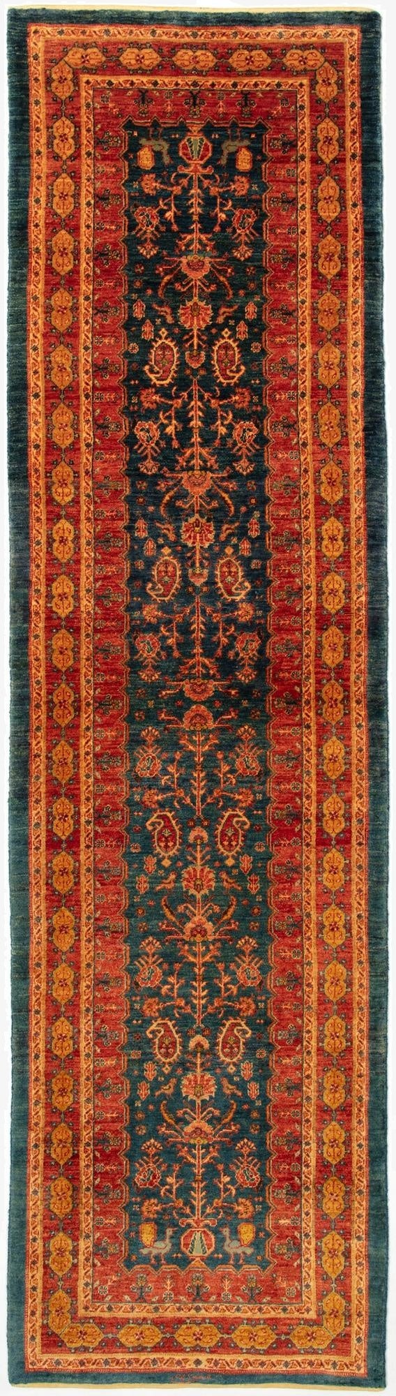 3' x 9' 9 Kashkuli Runner Rug