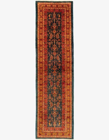3' x 9' 9 Kashkuli Runner Rug