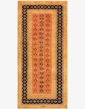 2' 9 x 6' 1 Kashkuli Wool Runner Rug