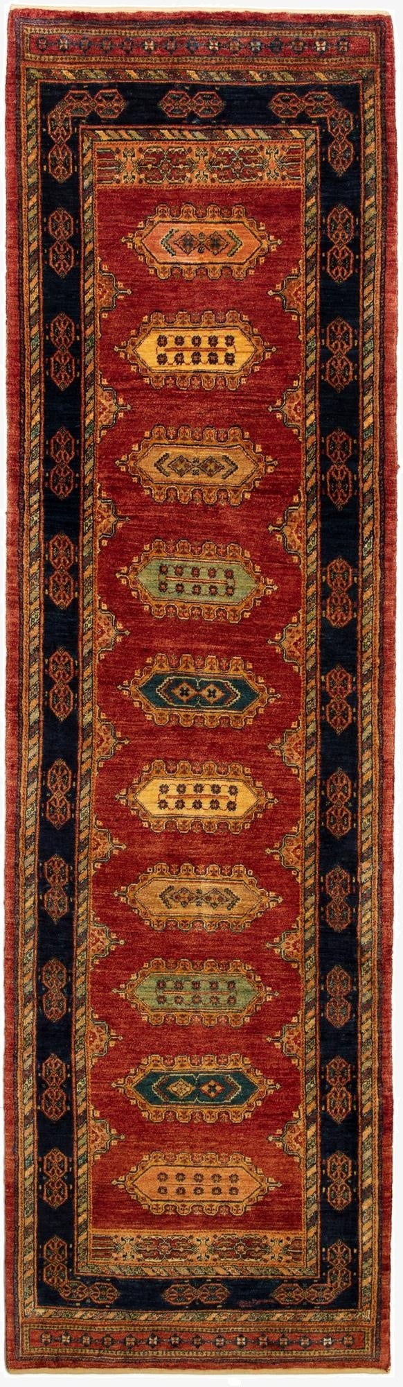 2' 8 x 9' 5 Kashkuli Runner Rug