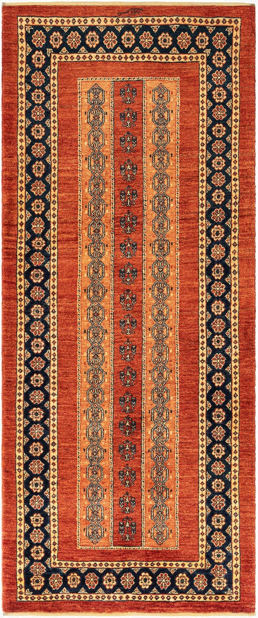 2' 9 x 6' 9 Kashkuli Wool Runner Rug