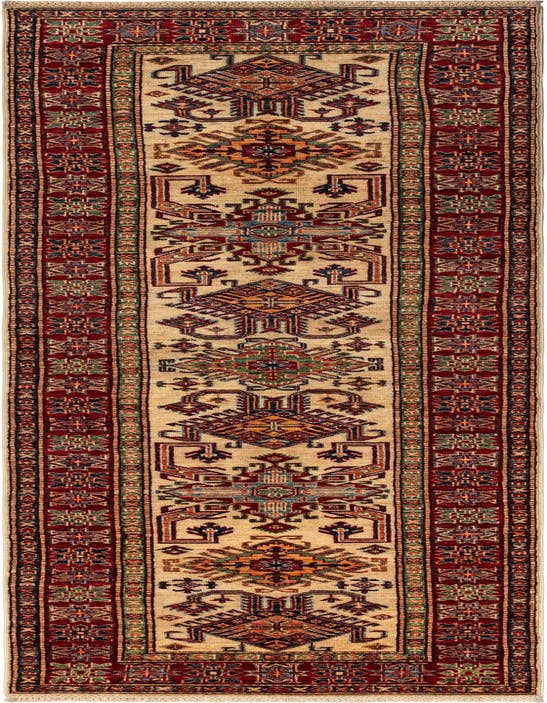 Detail image of 2' 7 x 10' Kazak Wool Runner Rug