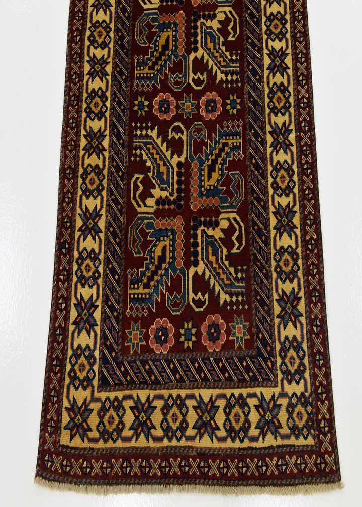 2' 9 x 9' 9 Hand Knotted Kazak Runner Rug