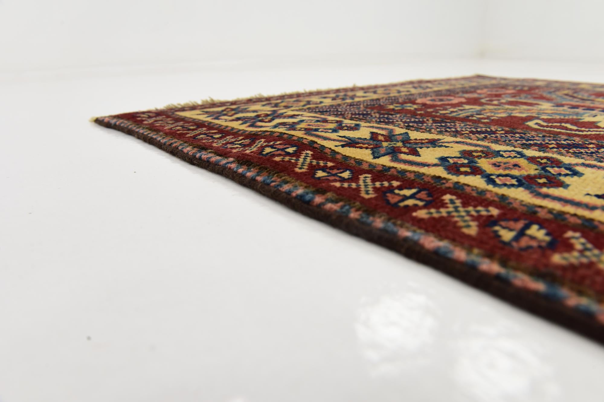 2' 9 x 9' 9 Hand Knotted Kazak Runner Rug