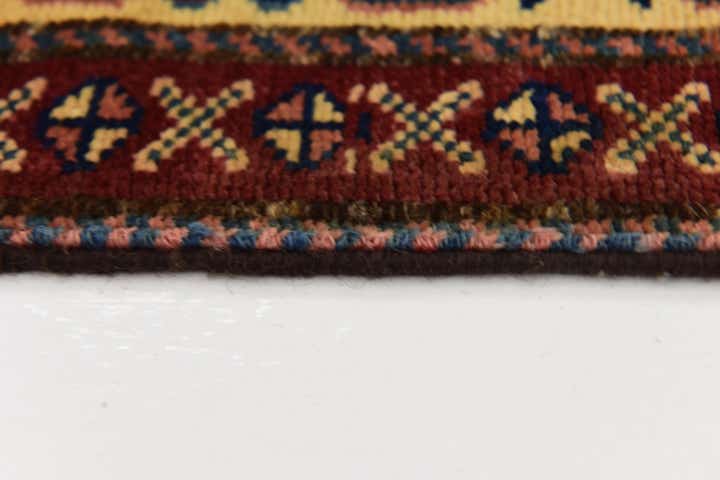 2' 9 x 9' 9 Hand Knotted Kazak Runner Rug