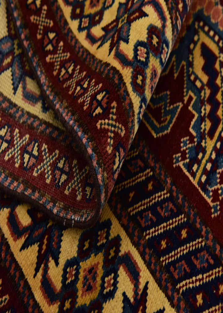 2' 9 x 9' 9 Hand Knotted Kazak Runner Rug