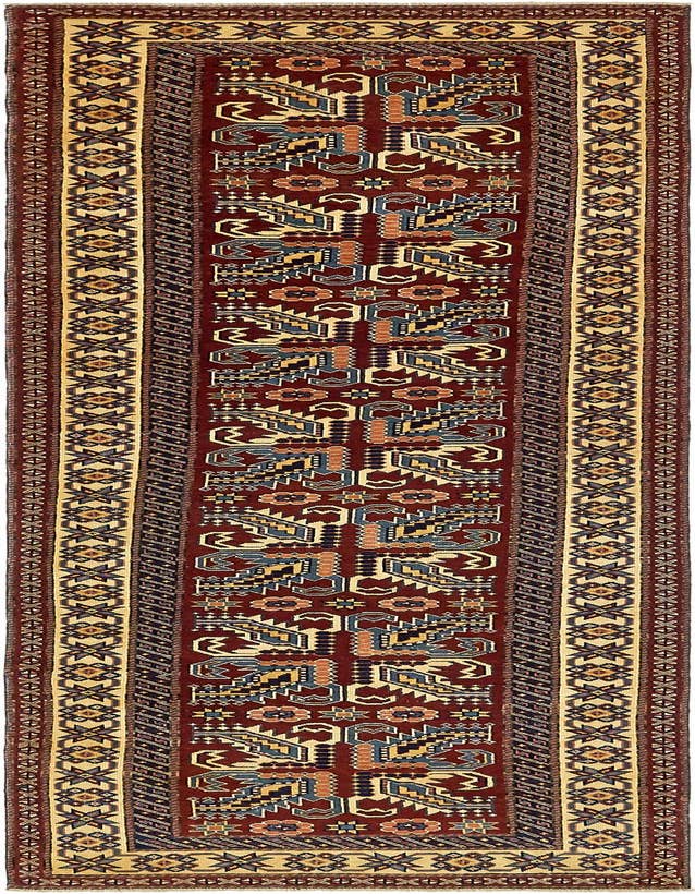 Detail image of 2' 9 x 9' 9 Hand Knotted Kazak Runner Rug
