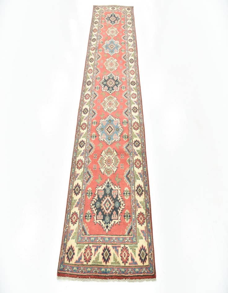 Detail image of 2' 9 x 9' 8  Hand Knotted Kazak Runner Rug