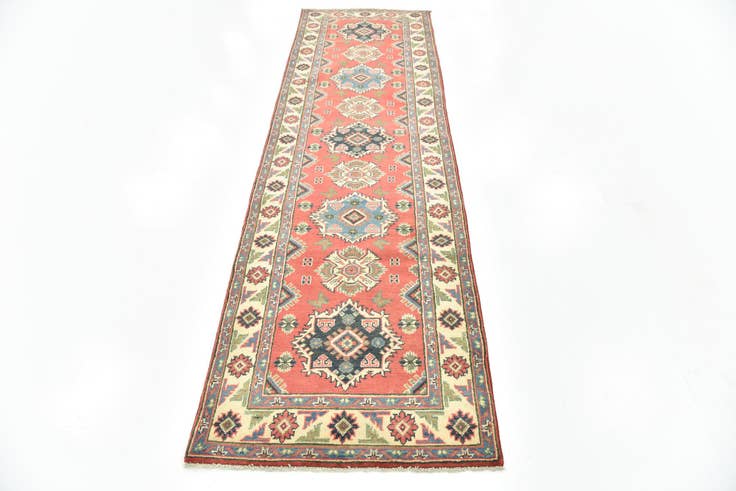 Detail image of 2' 9 x 9' 8 Hand Knotted Kazak Runner Rug