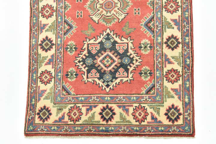 2' 9 x 9' 8 Hand Knotted Kazak Runner Rug