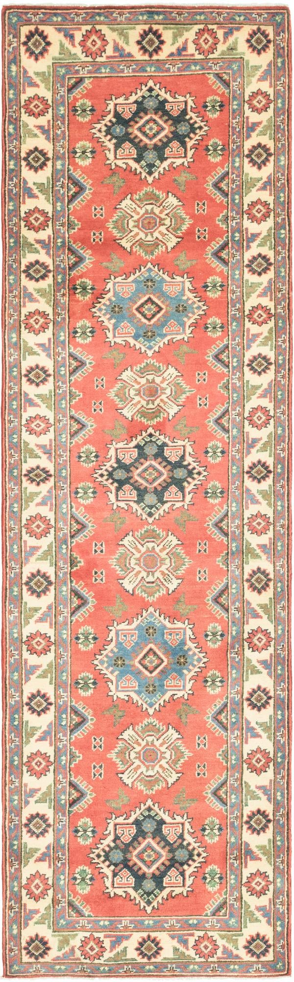 2' 9 x 9' 8 Hand Knotted Kazak Runner Rug