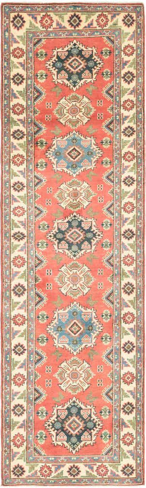 2' 9 x 9' 8 Hand Knotted Kazak Runner Rug