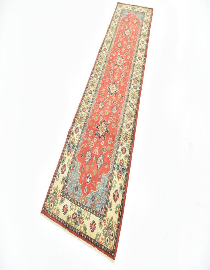 Detail image of 2' 8 x 9' 7  Hand Knotted Kazak Runner Rug