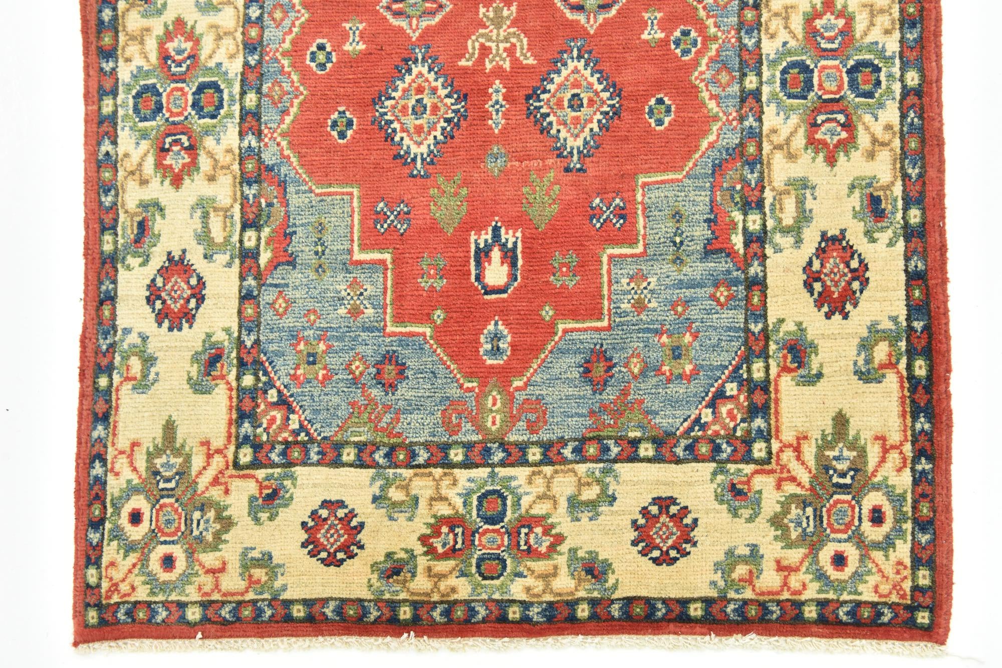 2' 8 x 9' 7 Hand Knotted Kazak Runner Rug
