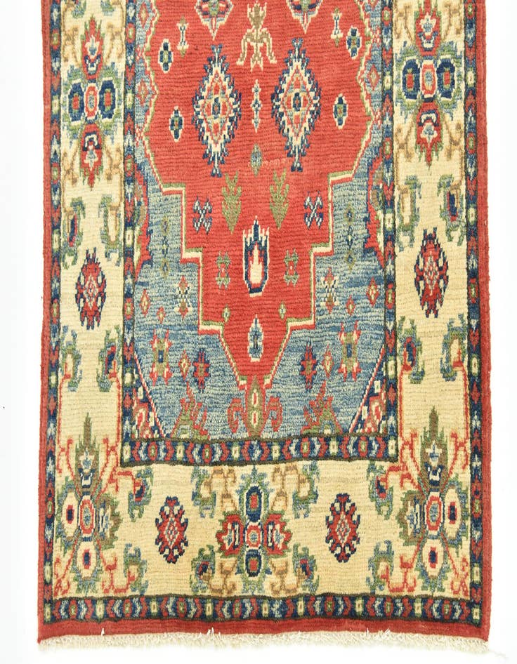 Detail image of 2' 8 x 9' 7  Hand Knotted Kazak Runner Rug