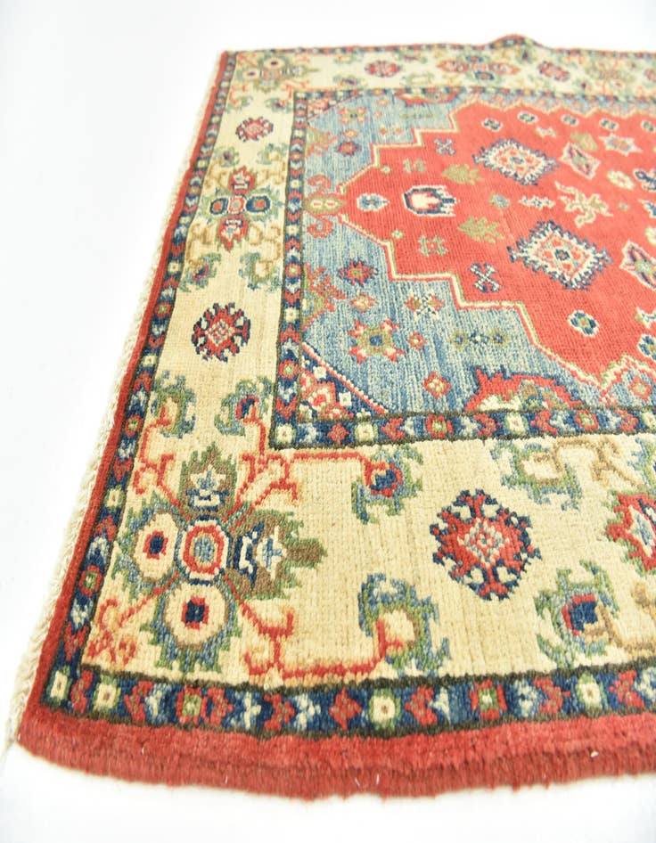 Detail image of 2' 8 x 9' 7  Hand Knotted Kazak Runner Rug