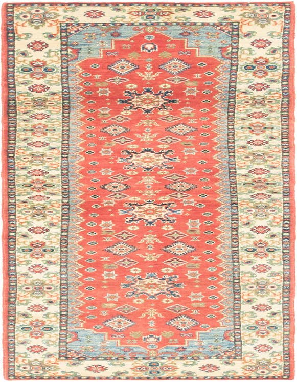 Detail image of 2' 8 x 9' 7 Hand Knotted Kazak Runner Rug