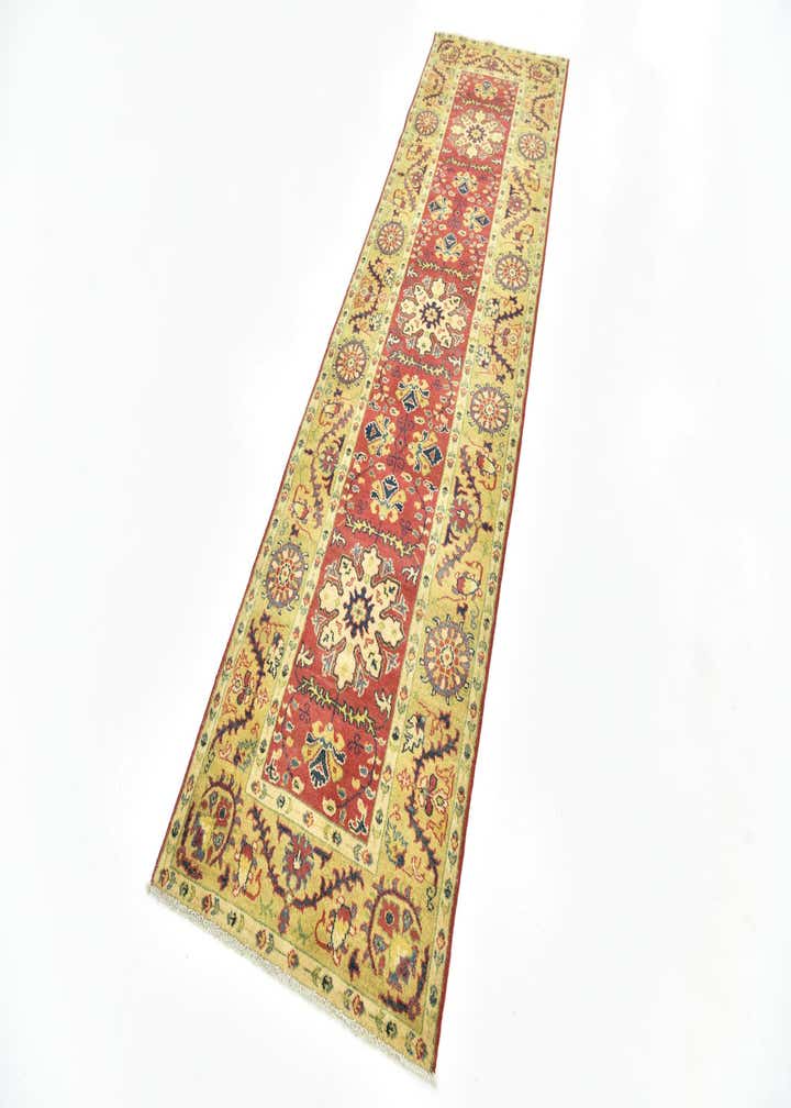 2' 8 x 9' 9 Hand Knotted Kazak Runner Rug