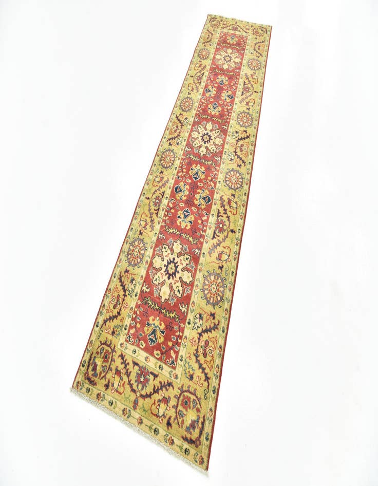 Detail image of 2' 8 x 9' 9 Hand Knotted Kazak Runner Rug