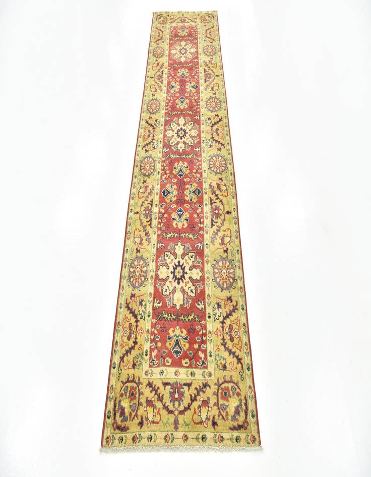 Detail image of 2' 8 x 9' 9 Hand Knotted Kazak Runner Rug