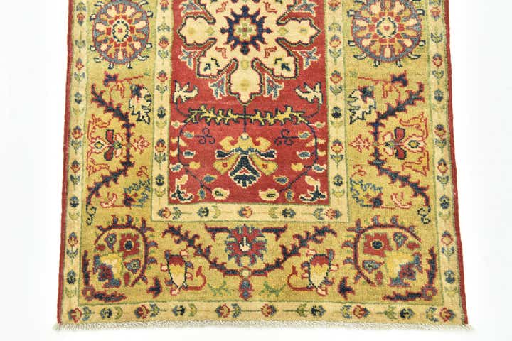2' 8 x 9' 9 Hand Knotted Kazak Runner Rug