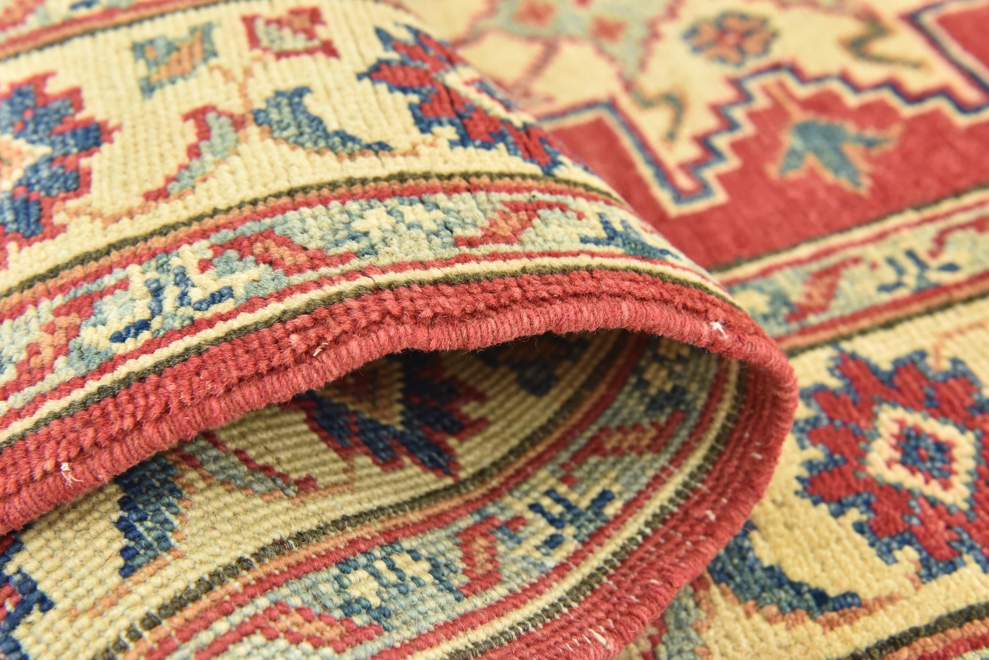 2' 10 x 9' 9 Hand Knotted Kazak Runner Rug