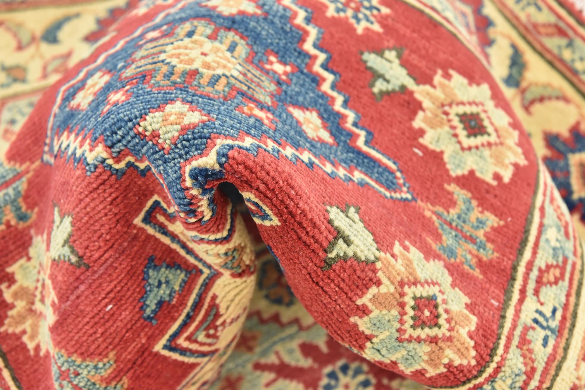 2' 10 x 9' 9 Hand Knotted Kazak Runner Rug