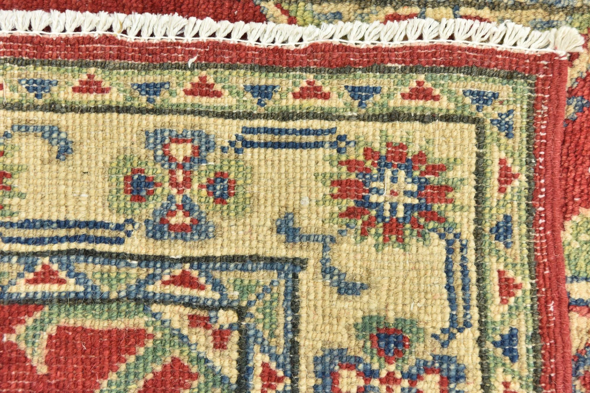 2' 7 x 9' 10 Hand Knotted Kazak Runner Rug