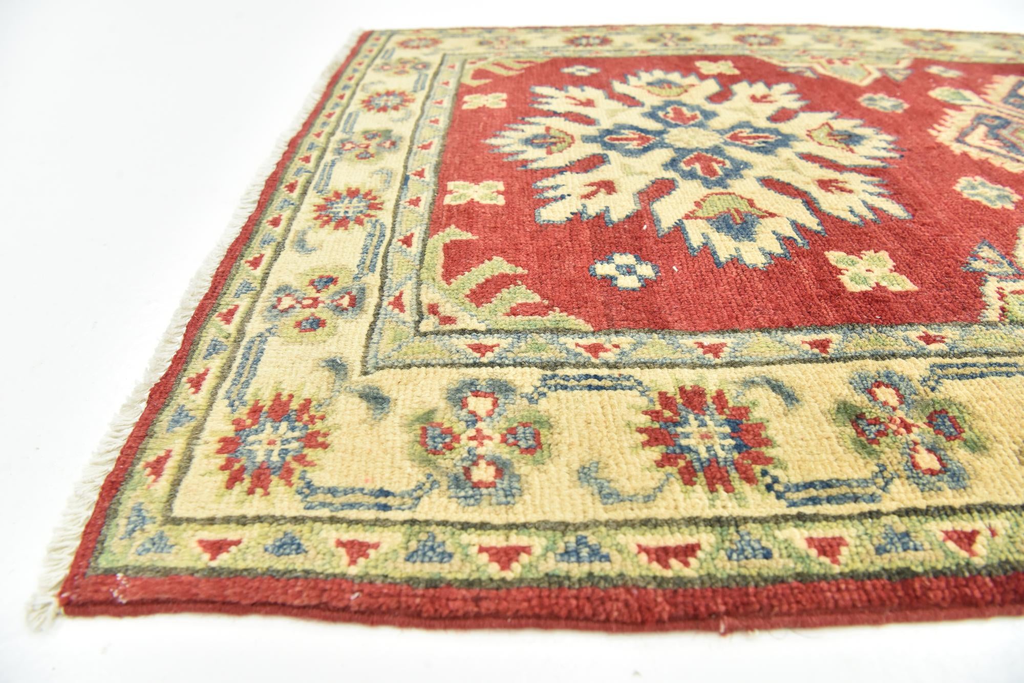 2' 7 x 9' 10 Hand Knotted Kazak Runner Rug