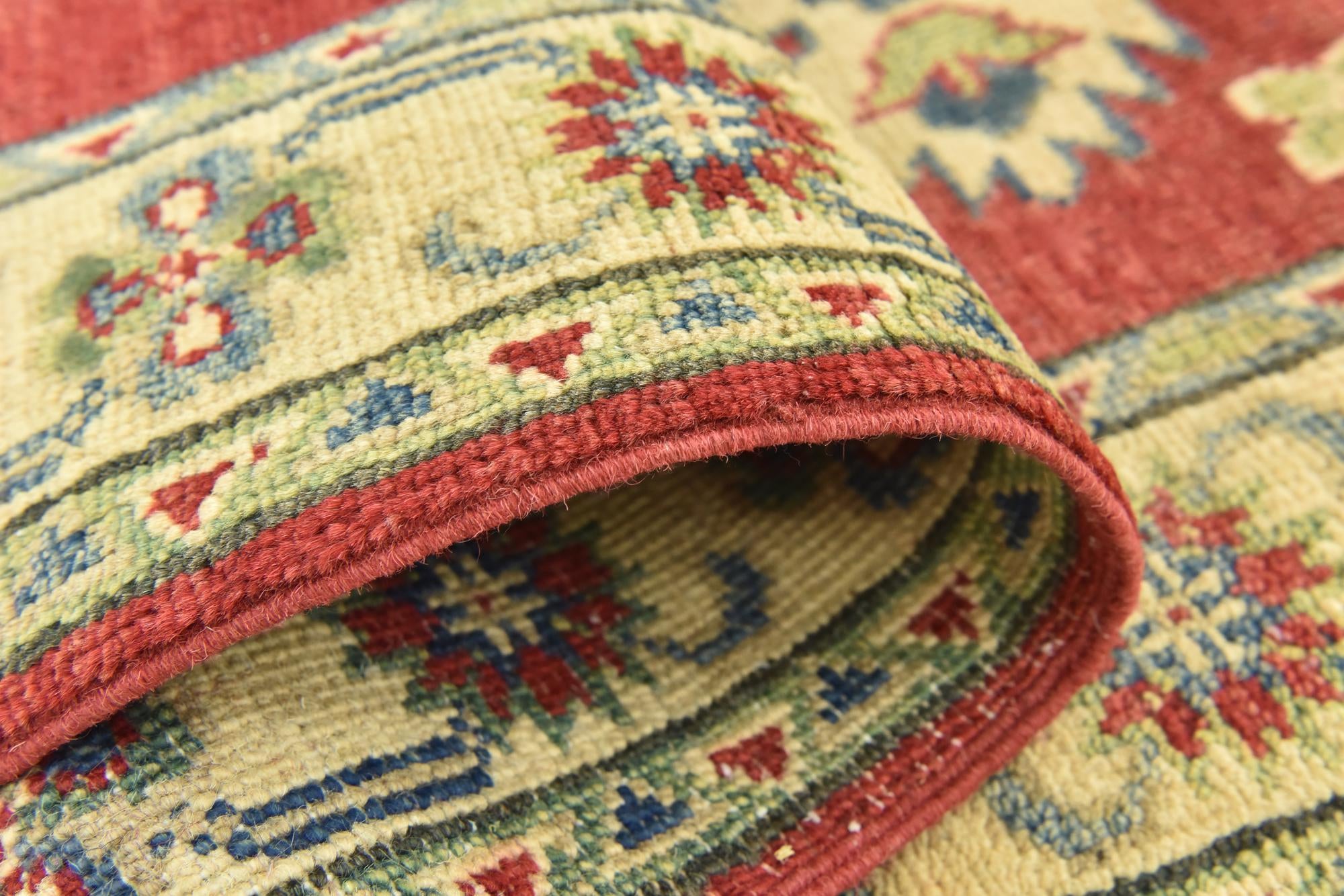 2' 7 x 9' 10 Hand Knotted Kazak Runner Rug