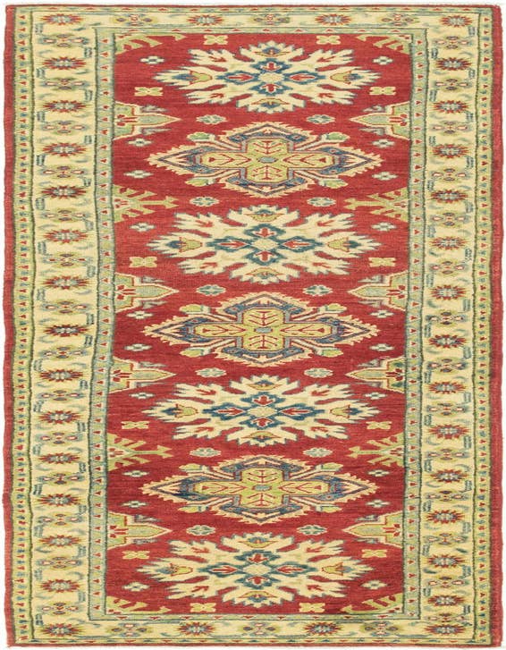 Detail image of 2' 7 x 9' 10 Hand Knotted Kazak Runner Rug