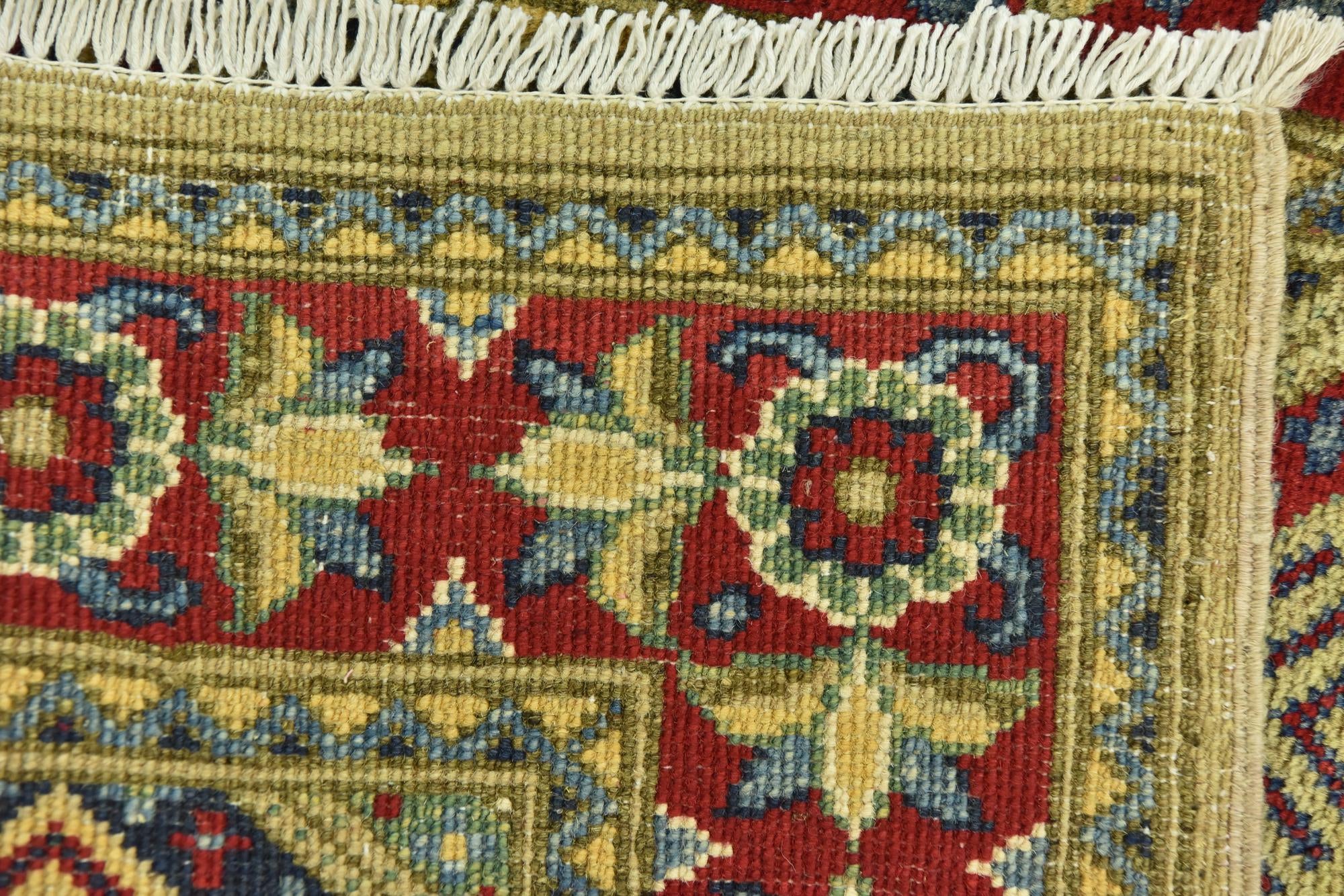 2' 9 x 9' 8 Hand Knotted Kazak Runner Rug