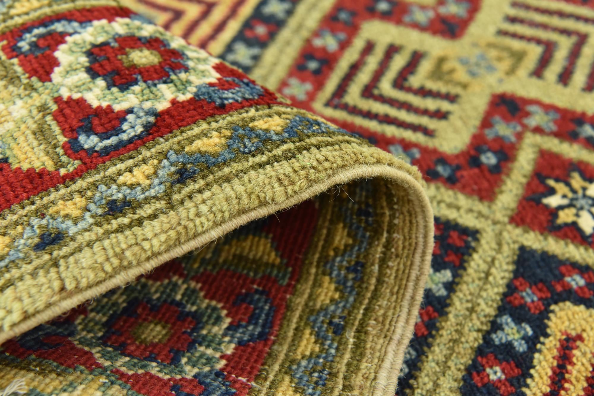 2' 9 x 9' 8 Hand Knotted Kazak Runner Rug