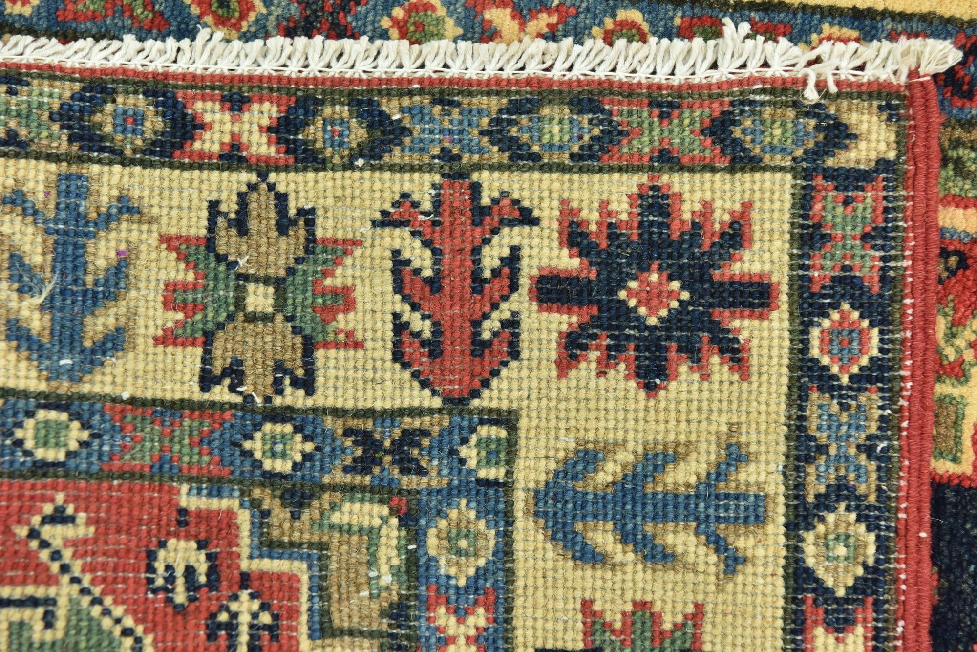 2' 7 x 9' 9 Hand Knotted Kazak Runner Rug