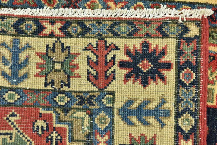 2' 7 x 9' 9 Hand Knotted Kazak Runner Rug