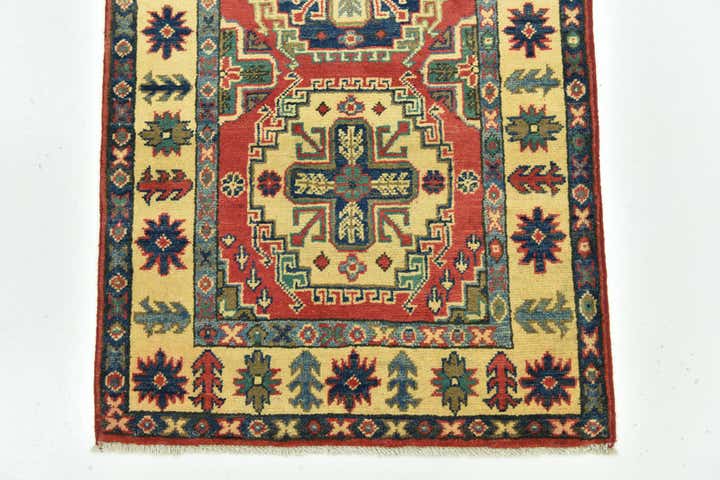 2' 7 x 9' 9 Hand Knotted Kazak Runner Rug