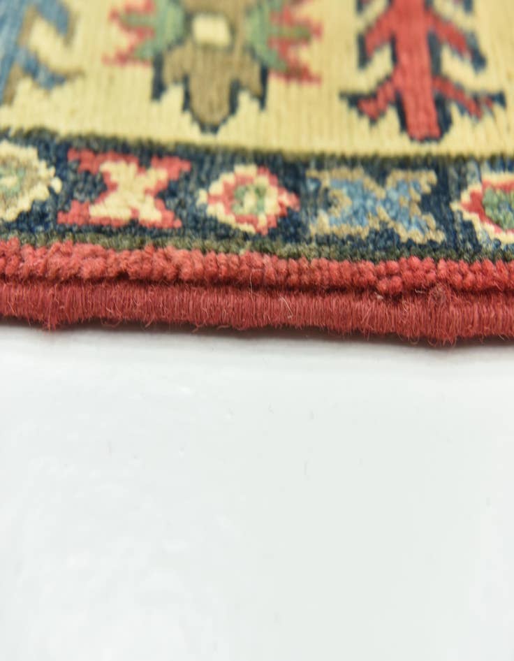 Detail image of 2' 7 x 9' 9 Hand Knotted Kazak Runner Rug