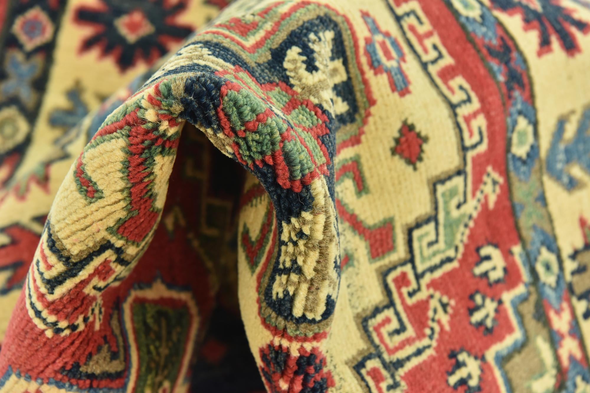 2' 7 x 9' 9 Hand Knotted Kazak Runner Rug