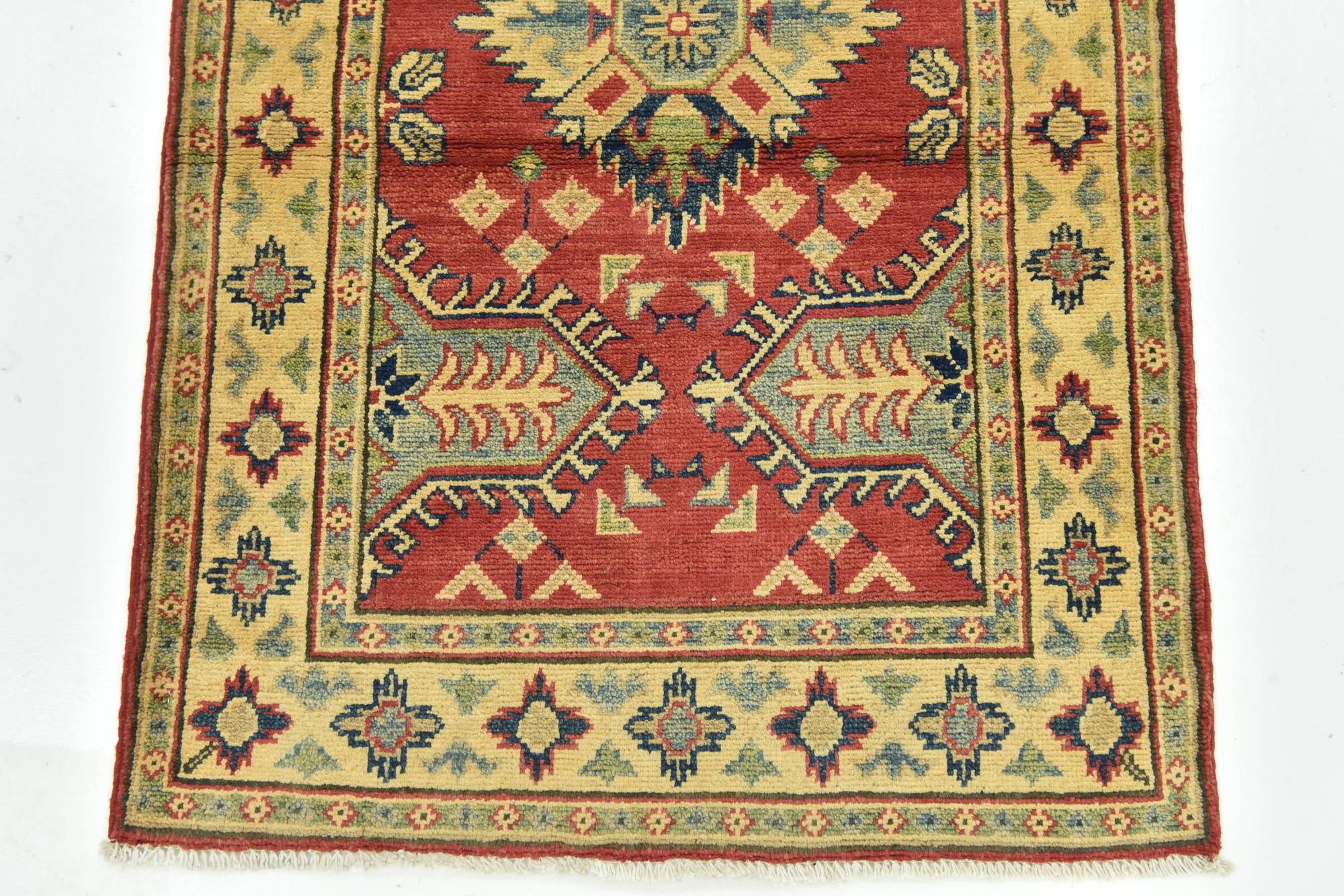 2' 9 x 10' Hand Knotted Kazak Runner Rug