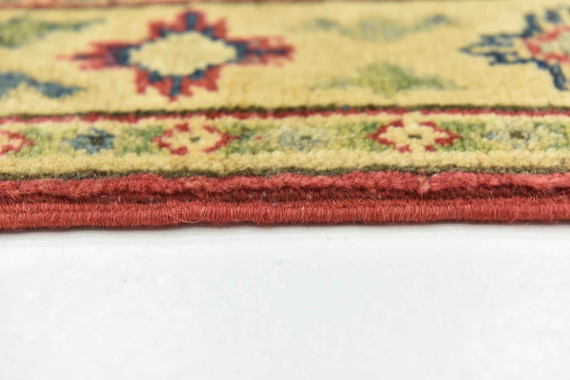 2' 9 x 10' Hand Knotted Kazak Runner Rug