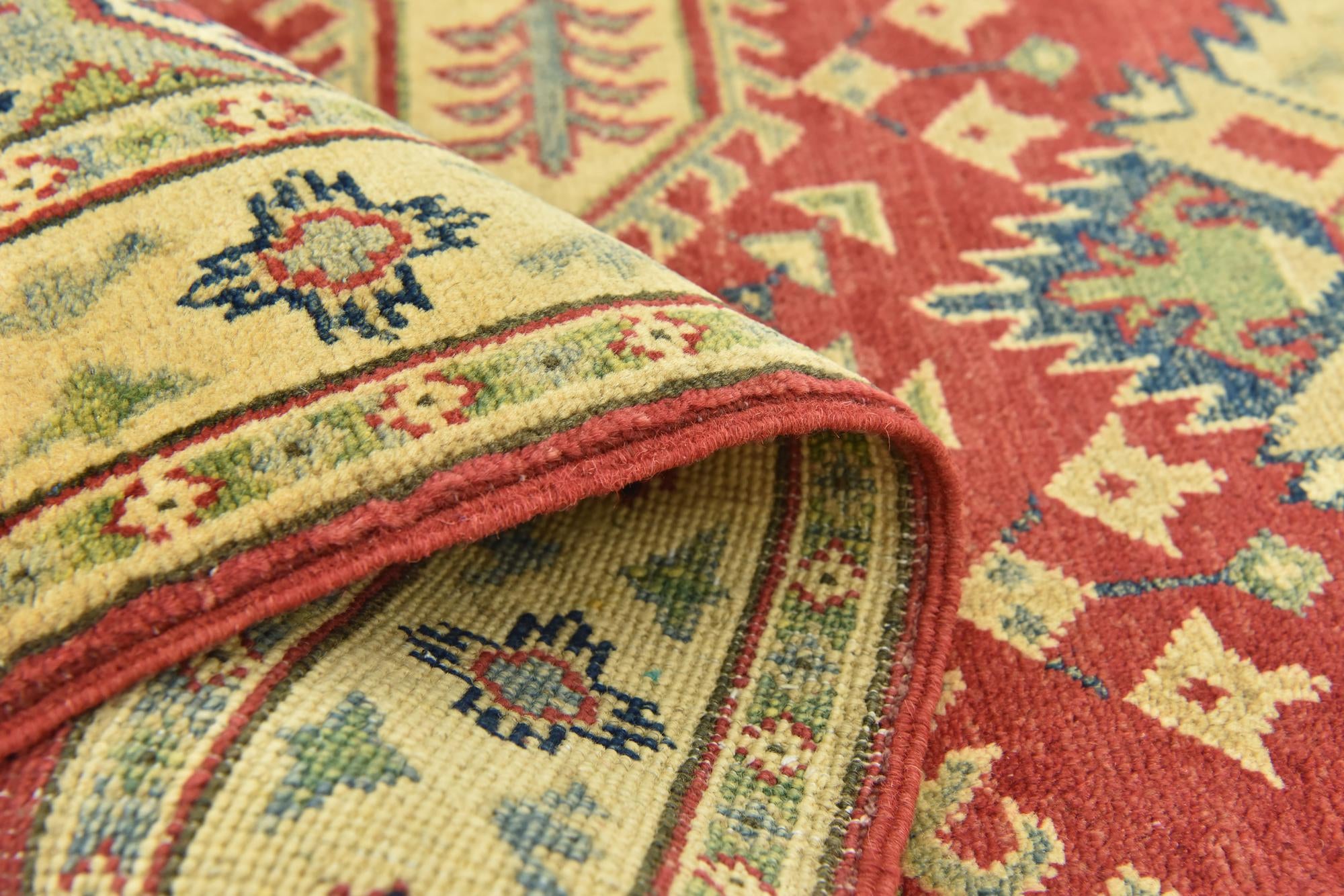 2' 9 x 10' Hand Knotted Kazak Runner Rug