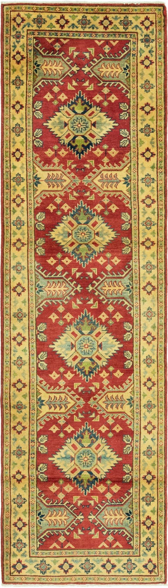 2' 9 x 10' Hand Knotted Kazak Runner Rug